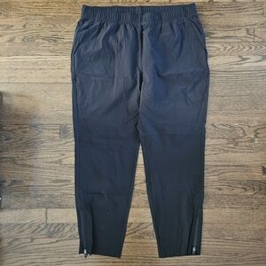 Tek Gear Black Sweatpants with Zipper Accents